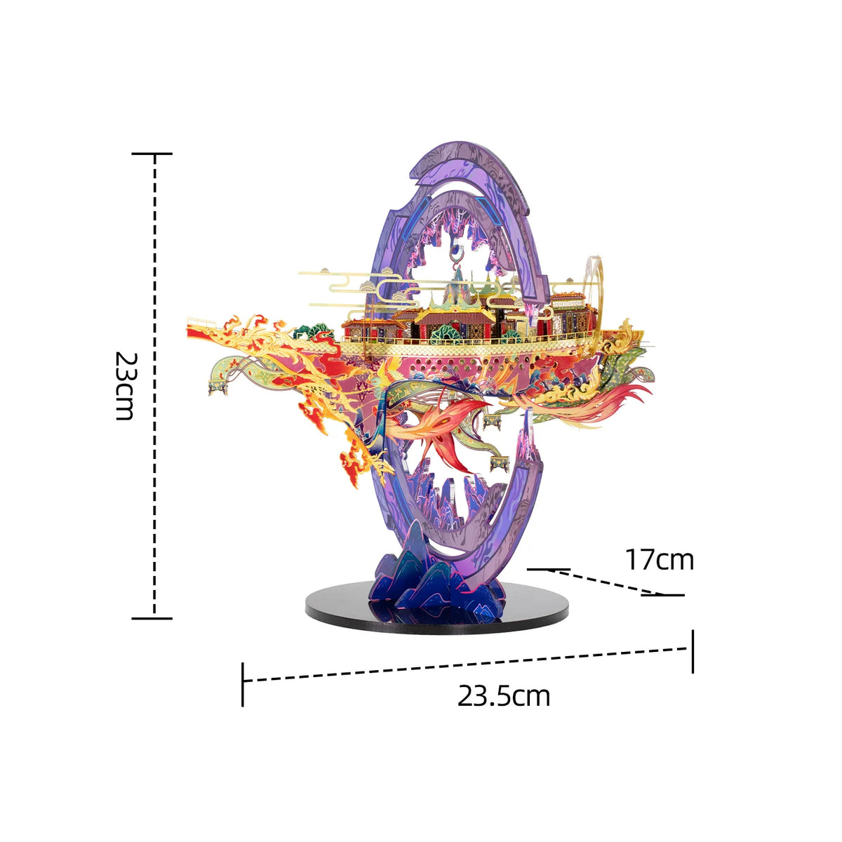 Puzzle 3D en métal Nuwa Star Boat – Maquette DIY à assembler