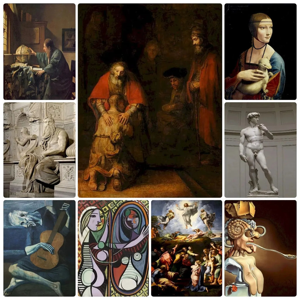Puzzle Œuvres d’Art Célèbres – Collection de Peintures pour Adultes