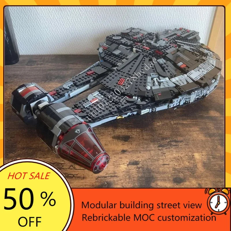 Vaisseau spatial Dark Outrider en briques – 1 400 pièces