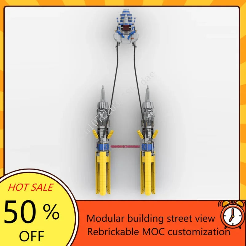 Vaisseau spatial MOC à construire – 3 252 pièces – Modèle de collection