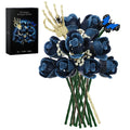 Bouquet de Roses Bleues à Construire – Modèle en Blocs
