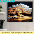 Puzzle 2D Arbre doré – 1 200 pièces – 60 × 80 cm