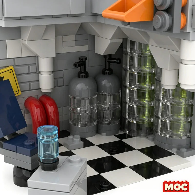 Laboratoire futuriste à construire – Kit MOC 621 pièces