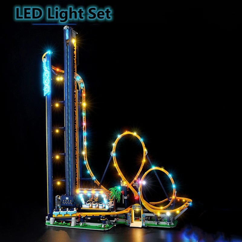 Kit LED + Moteur pour Montagnes Russes en briques