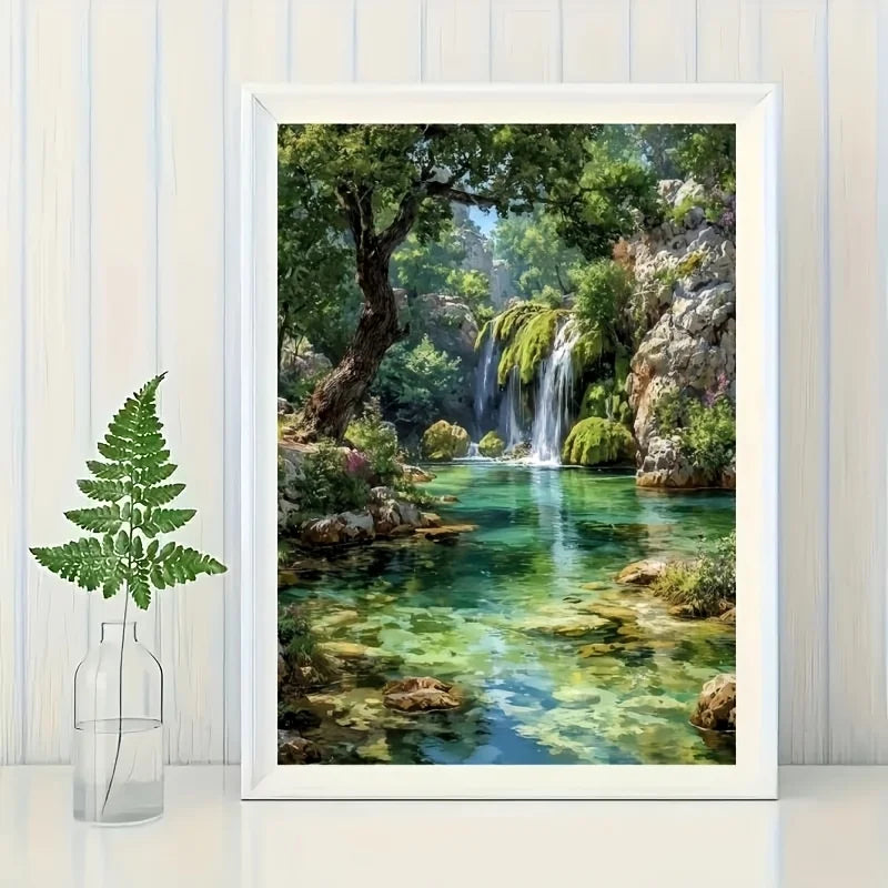 Puzzle Cascade Sérénité – Paysage Nature – 500 ou 1000 pièces