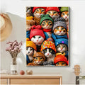 Puzzle Chat Adorable en Hiver – 500 ou 1000 Pièces – Puzzle Adulte & Famille
