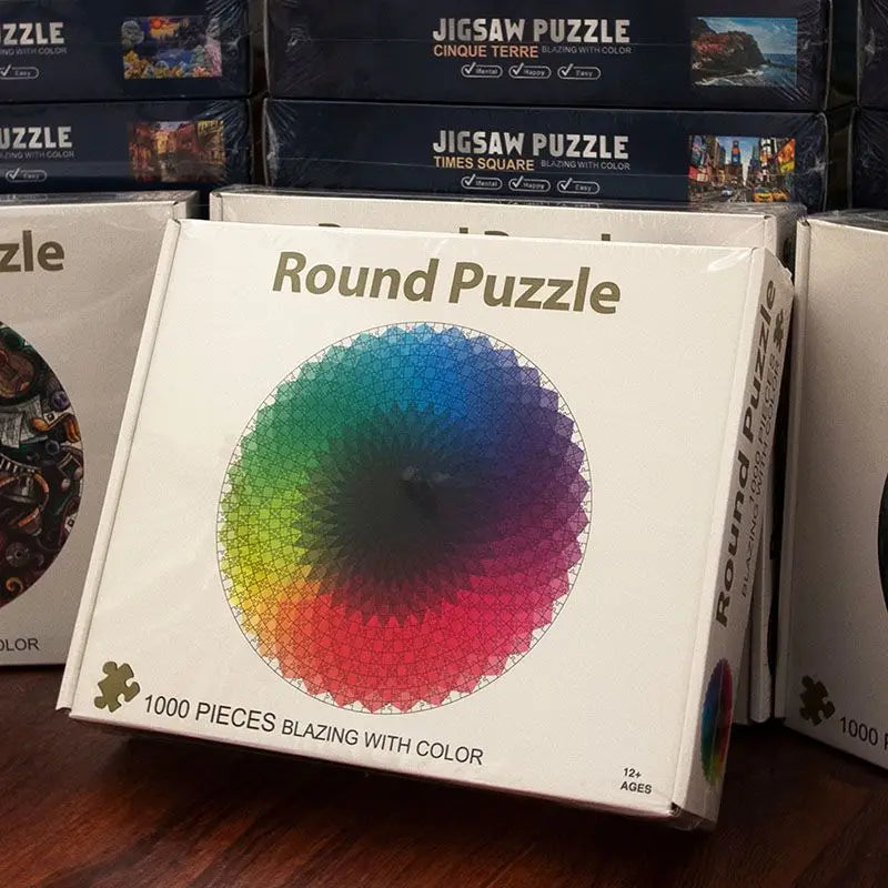 Puzzle rond 1000 pièces – Collection Évasion – 65 cm