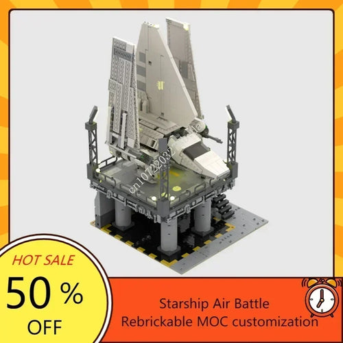 Base spatiale MOC – Maquette de construction 1900 pièces – Défi expert 14+