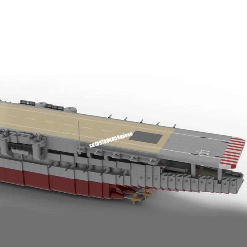 Porte-avions militaire – Maquette 3D à construire 5 229 pièces