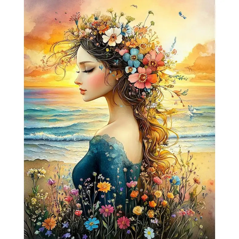 Puzzle Femme & Océan – Paysage Marin – 500 à 2000 pièces