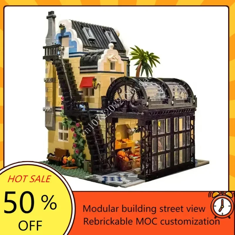 Maison Art Nouveau – Maquette 3D en Blocs de Construction – 2 591 Pièces