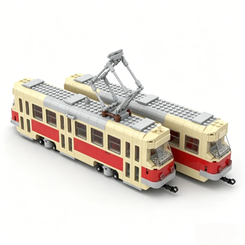 Tramway rétro à construire – Kit de construction MOC 1017 pièces