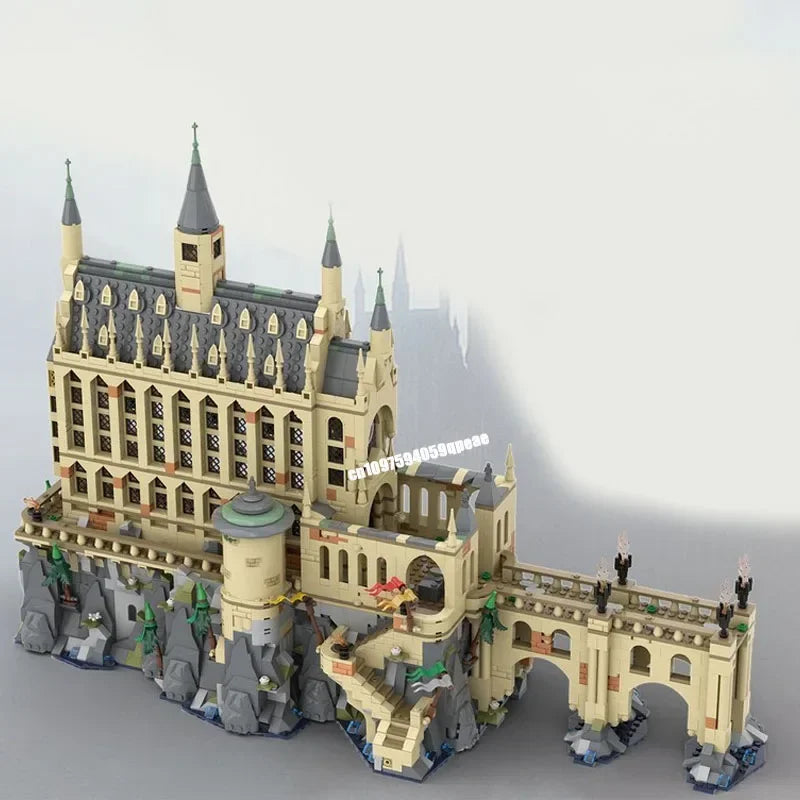 Château fantastique avec hangar à bateaux MOC – 3 123 pièces