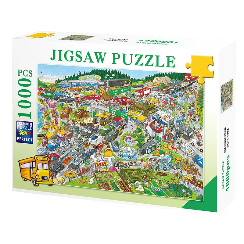 Puzzle Peintures Célèbres – Paysages & Personnages – 1000 Pièces