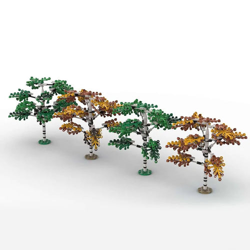 Arbres miniatures à construire – Set MOC 689 pièces – Décoration & Puzzle 3D