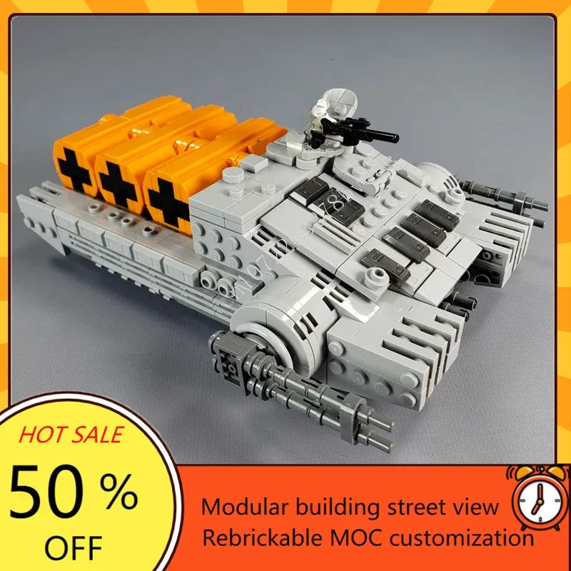 Véhicule blindé futuriste à construire – Kit MOC 722 pièces