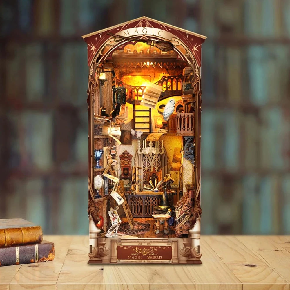 Maison Magique 3D en Bois – Kit DIY Univers de Sorcier
