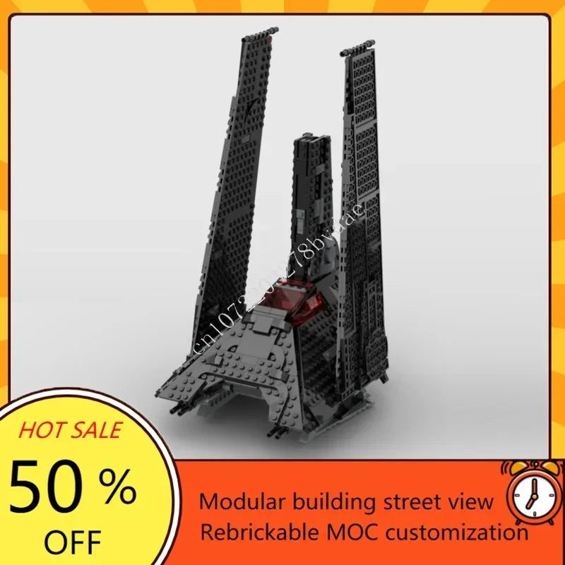 Navette spatiale en briques – 759 pièces – Modèle MOC à construire