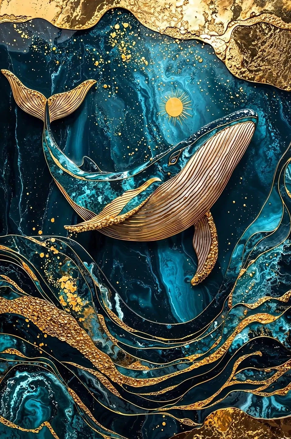 Puzzle Baleine Bleue – 500 / 1000 / 1200 / 2000 Pièces – Décoration Marine & Défi pour Adultes