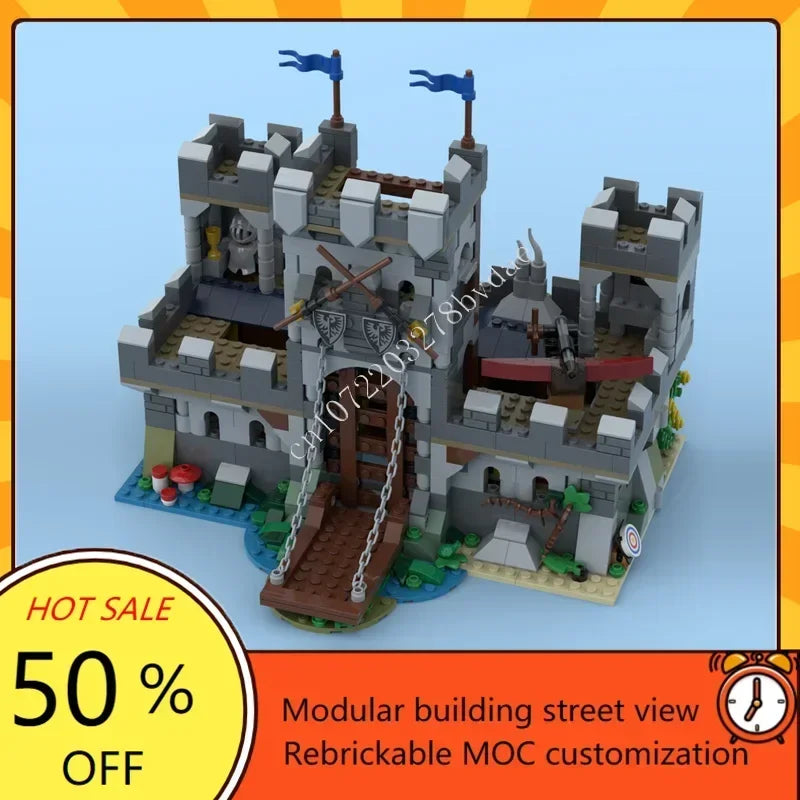 Château médiéval du Faucon – Kit de construction MOC 910 pièces