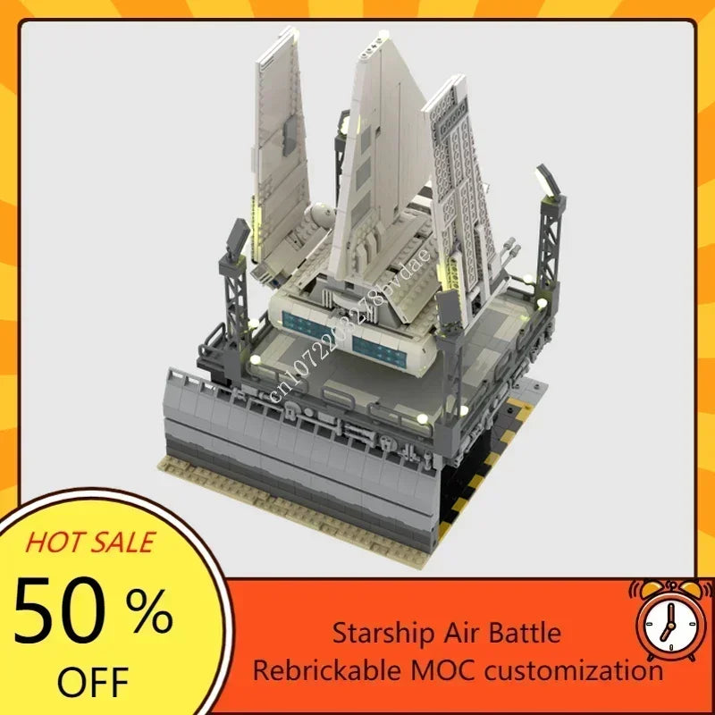 Base spatiale MOC – Maquette de construction 1900 pièces – Défi expert 14+