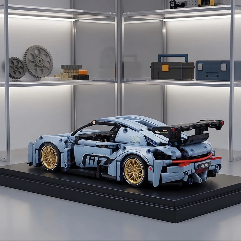 Voiture de Course 1:14 en Blocs de Construction – 1456 Pièces – Modèle Technic