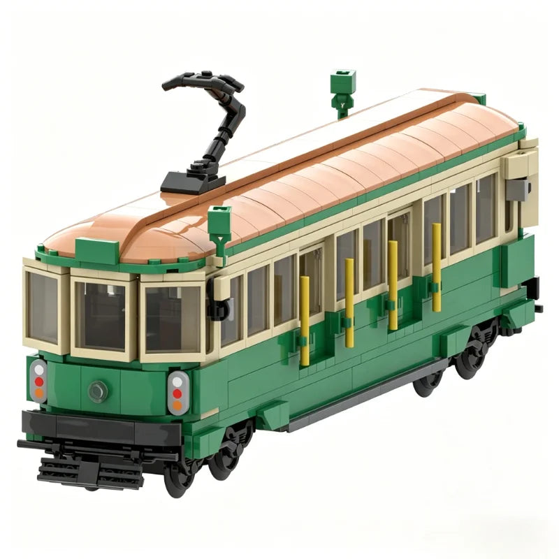Tramway Urbain Rétro – Kit de Construction MOC 635 Pièces