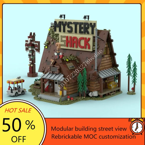 Cabane mystérieuse en forêt MOC – 3 874 pièces