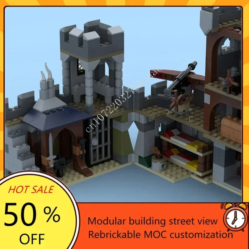 Château médiéval du Faucon – Kit de construction MOC 910 pièces