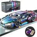 Voiture de Sport 1:14 avec LED – Maquette en Blocs à Construire