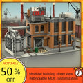Usine rétro à construire – Maquette en briques MOC 2952 pièces