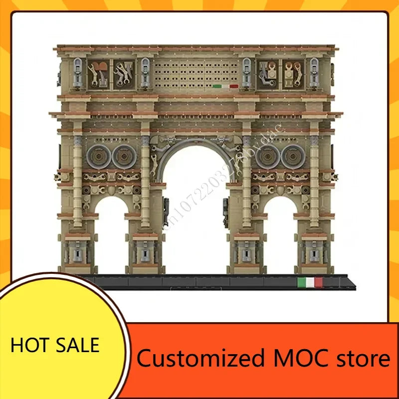 Arc de Constantin à construire – Maquette en briques MOC 3101 pièces