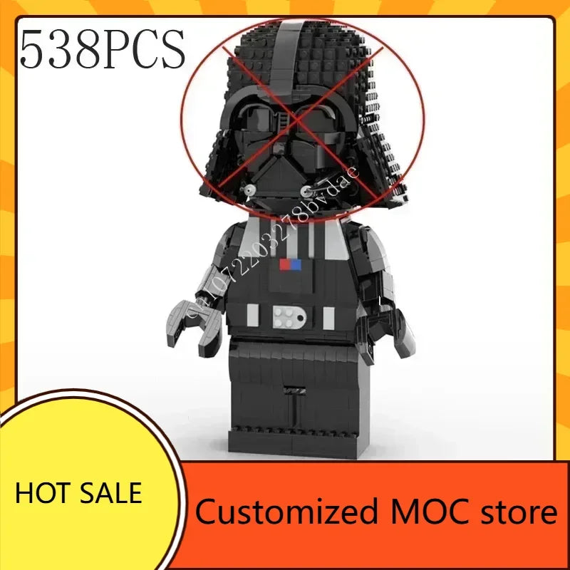Figurine de guerrier spatial en briques – Kit de construction MOC