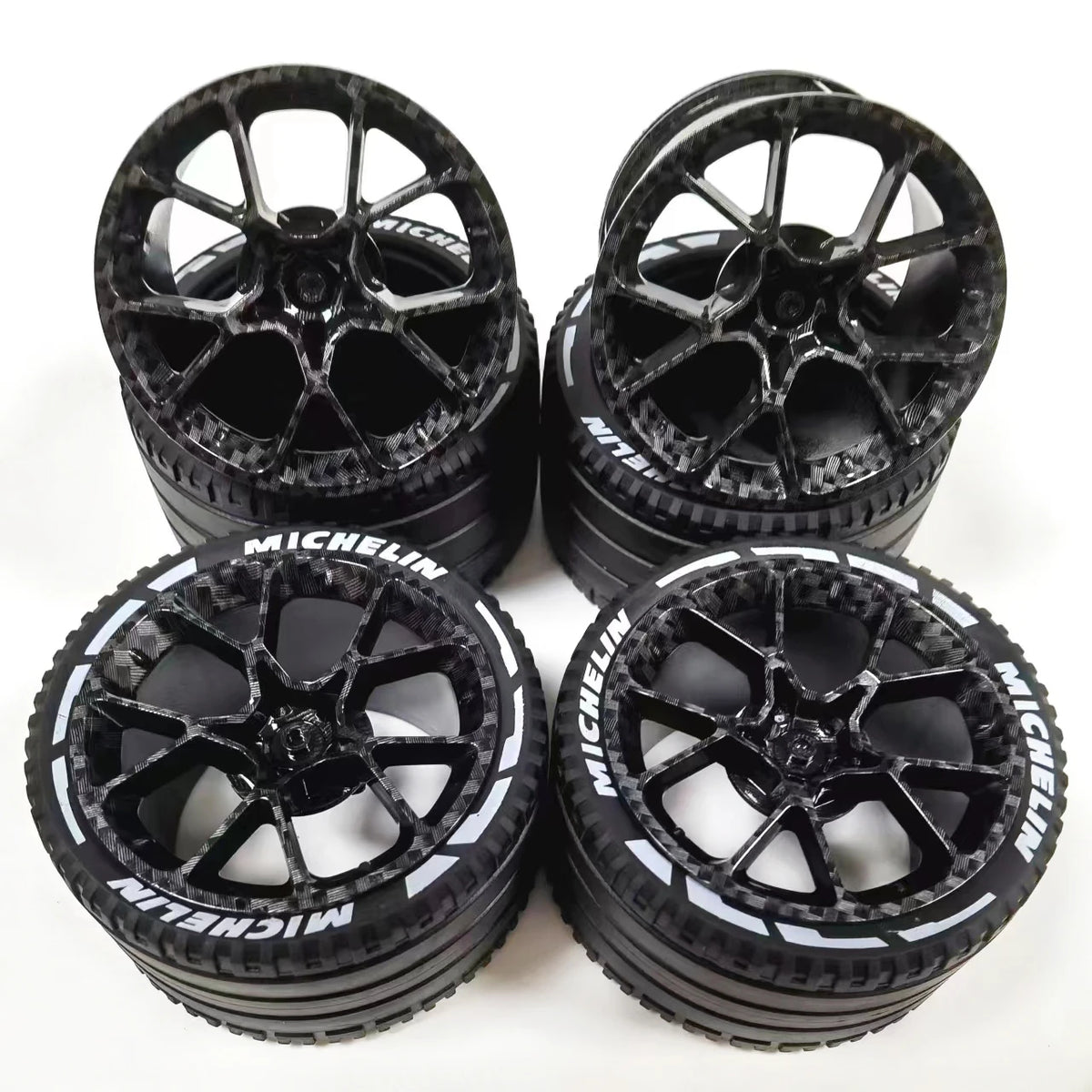 Accessoires effet fibre de carbone pour voitures MOC – Pièces de personnalisation