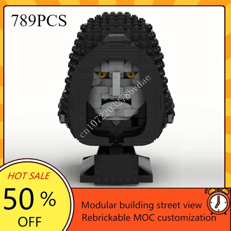 Figurine Empereur Galactique à Construire – Briques de Construction & Modèle de Collection