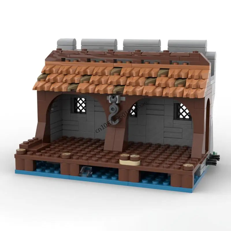 Port Médiéval des Chevaliers du Lion MOC – 2803 pièces