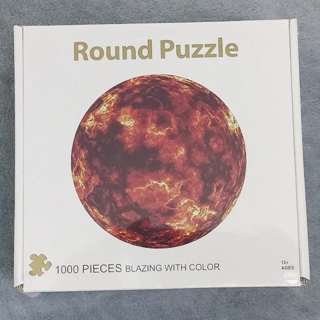 Puzzle rond 1000 pièces – Collection Évasion – 65 cm