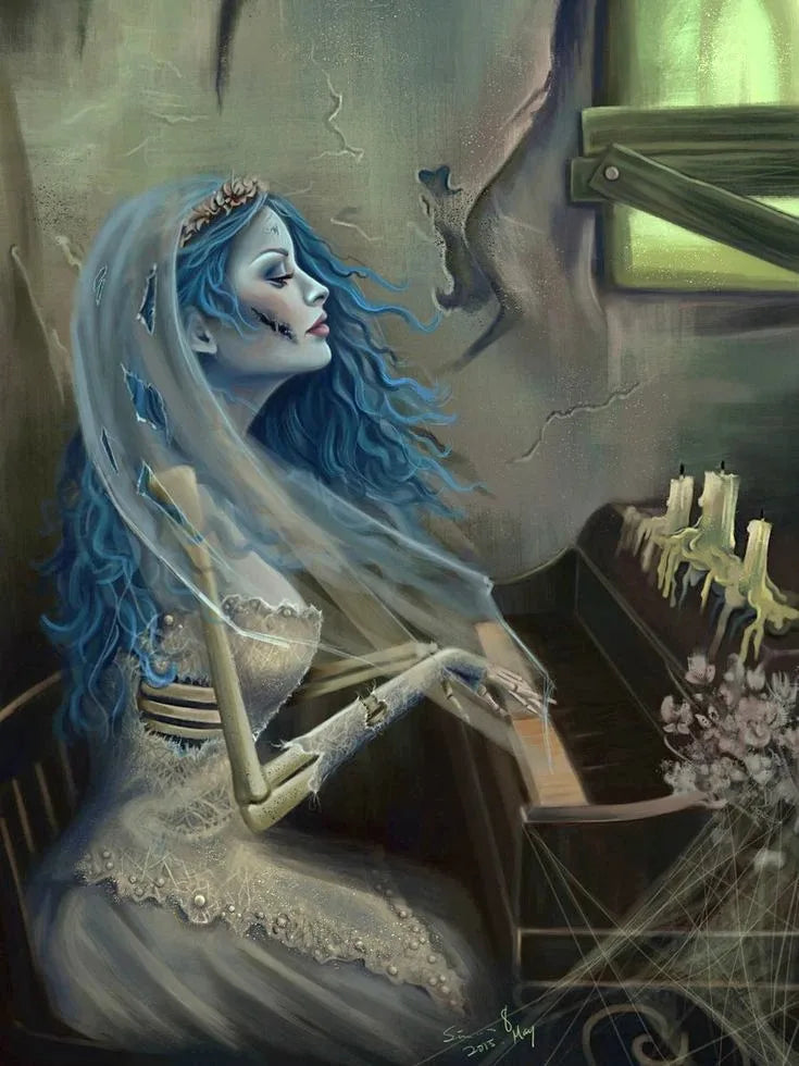 Puzzle La Mariée Cadavérique – Univers Gothique – 1000 Pièces
