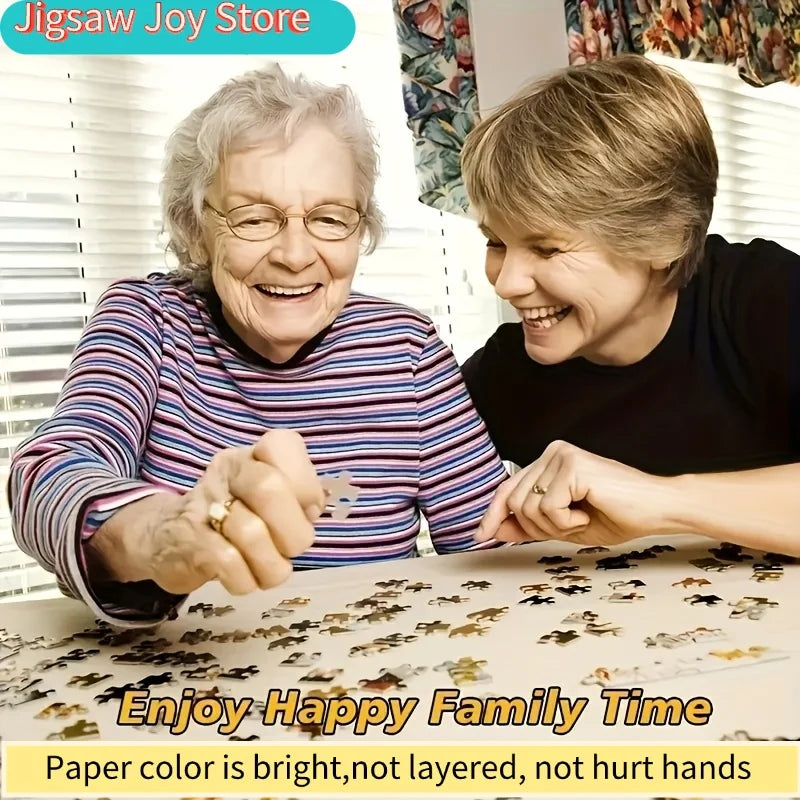 Puzzle Train de Noël – 1 000 pièces – grand format 70 × 50 cm