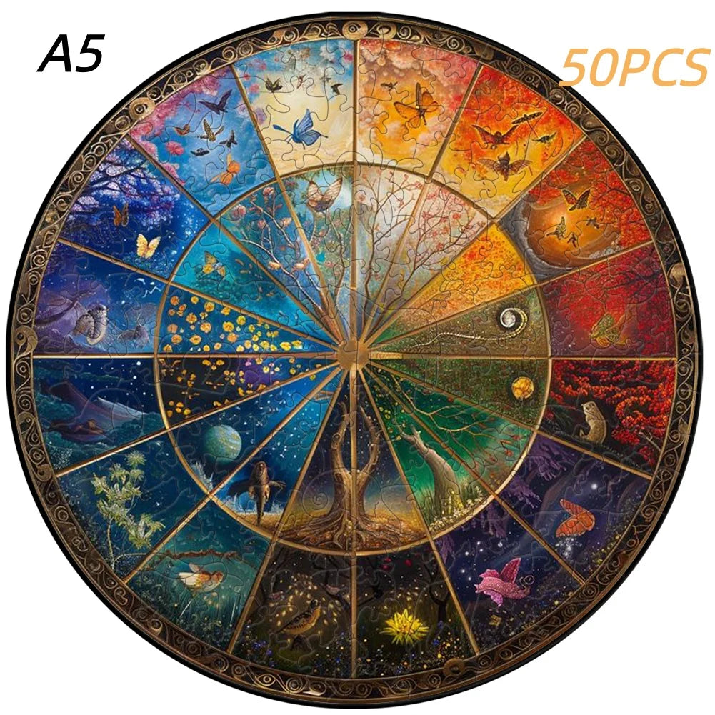 Puzzle en bois animaux – Pièces originales et illustrations colorées