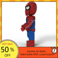 Figurine en briques à construire – Super-héros rouge – Modèle 3D