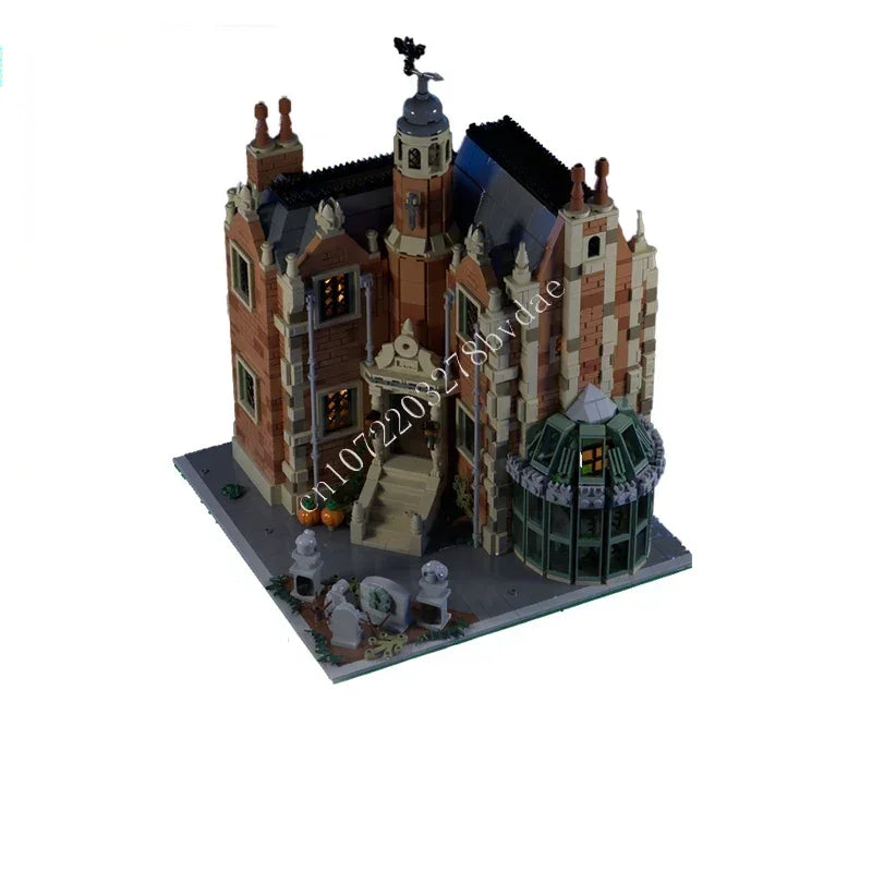 Manoir Hanté à Construire – 2 098 Pièces | Maquette en Briques