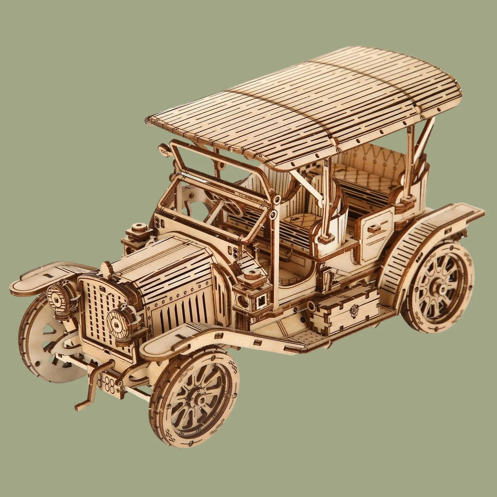 Puzzle 3D en Bois à Assembler – Maquette DIY – Défi de Logique & Créativité