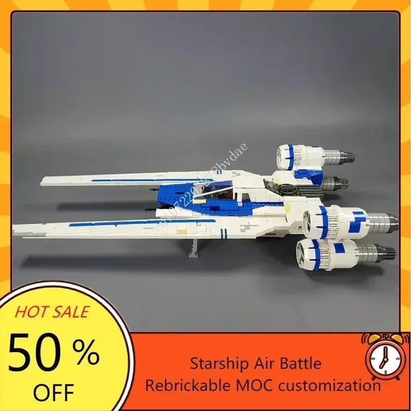 Vaisseau spatial U-Wing en briques – 2 658 pièces – Modèle de construction