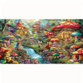 Puzzle Forêt de Champignons 1000 Pièces – Puzzle Fantastique pour Adultes