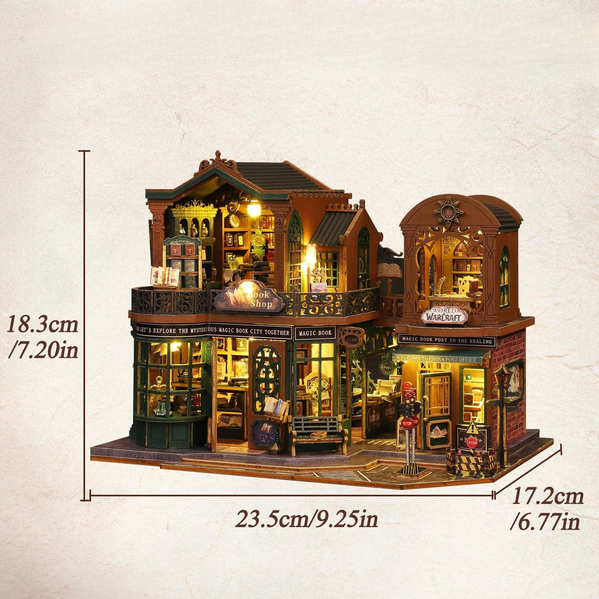 Maison Miniature 3D en Bois à Construire