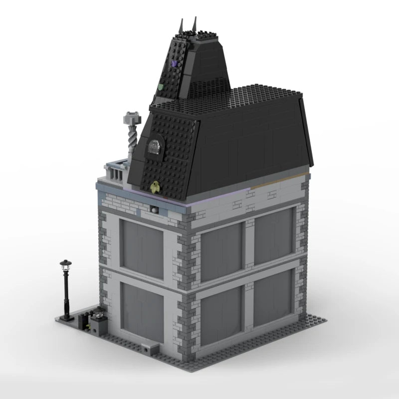 Manoir urbain à construire – Maquette en briques MOC 1584 pièces