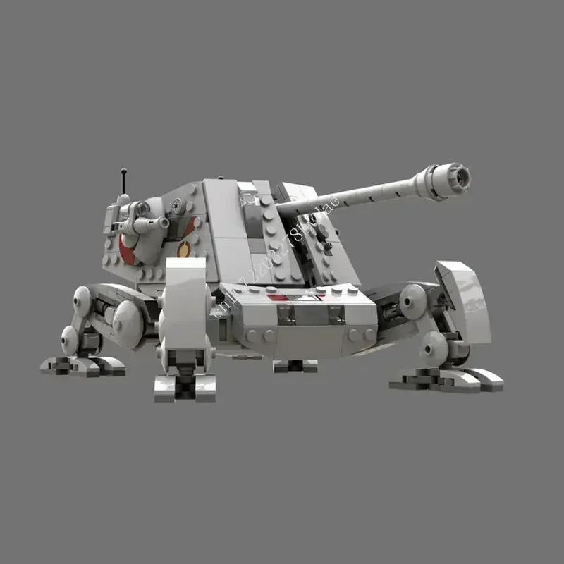 Marcheur d’artillerie futuriste en briques MOC – 644 pièces – Modèle à construire