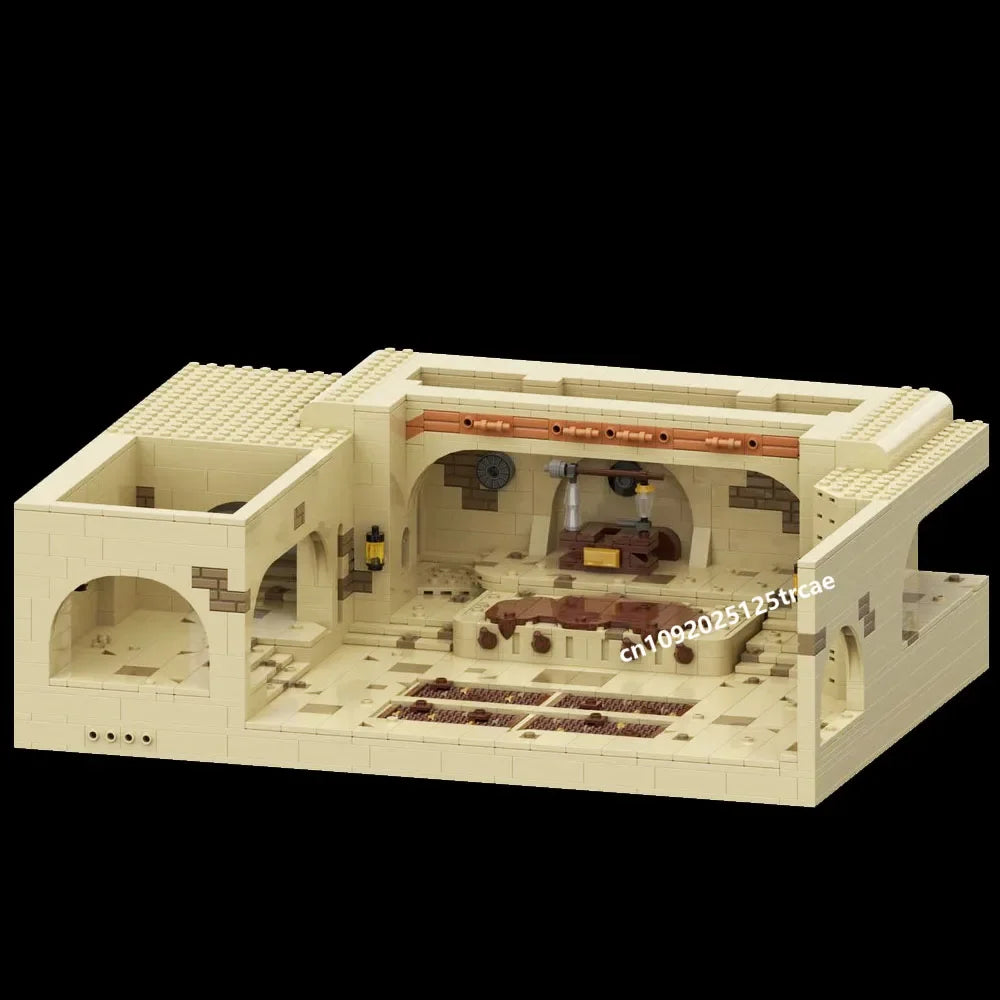 Salle du Trône du Désert MOC – 1964 pièces – Kit de construction
