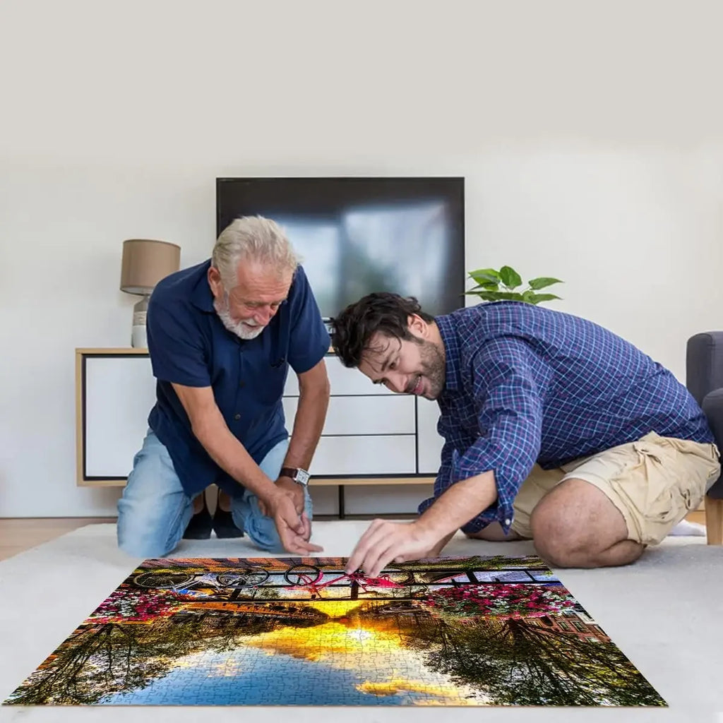Puzzle en bois Lever de Soleil – 300, 500 ou 1000 pièces – Adulte
